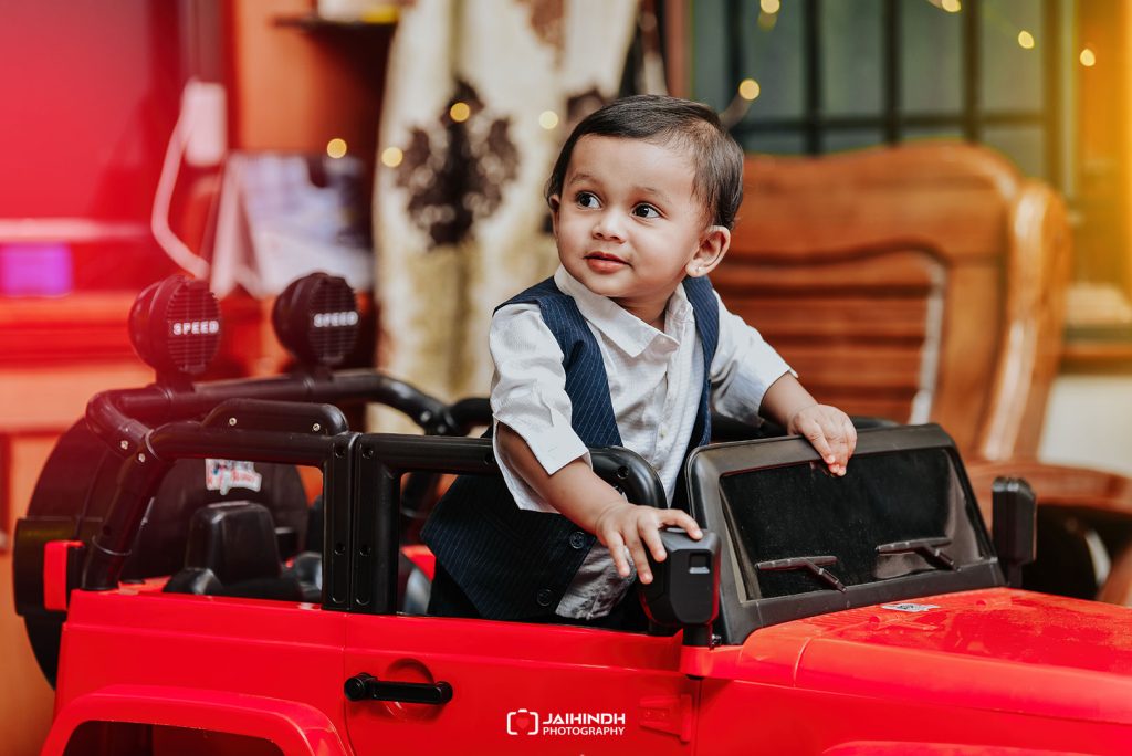 The Sweetest Moments – Kreshiv’s 1st Birthday Photography in Madurai